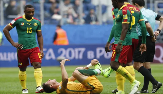 Copa Confederaciones 2017: Camerún y Australia empataron 1-1 y complican su clasificación
