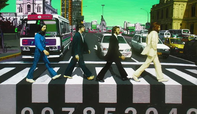 Artista John Chauca. The Beatles en Lima.