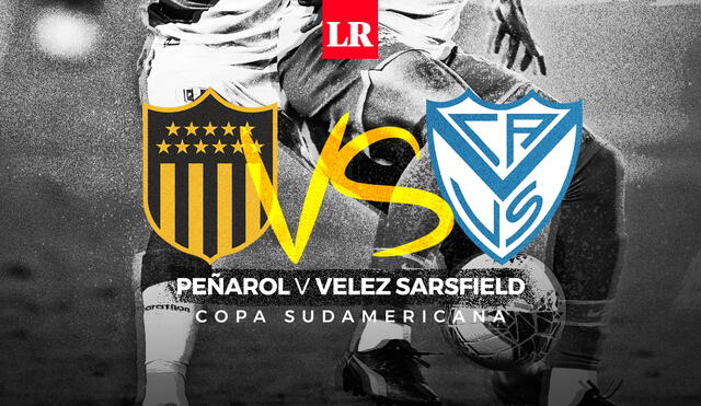 Peñarol choca ante Vélez por la Copa Sudamericana. Foto: Composición Fabrizio Oviedo/La República