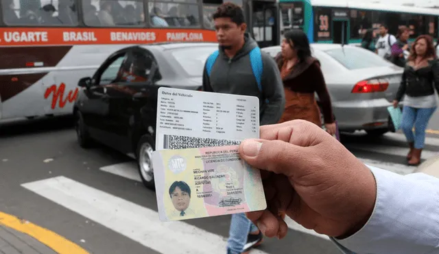 Prórroga para renovación de licencias de conducir de clase A vence este lunes 30 de setiembre. Foto: Andina