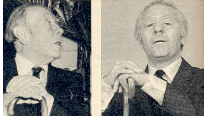 Jorge Luis Borges: historia de la perfecta imitación que le hizo el cómico argentino Mario Sapag