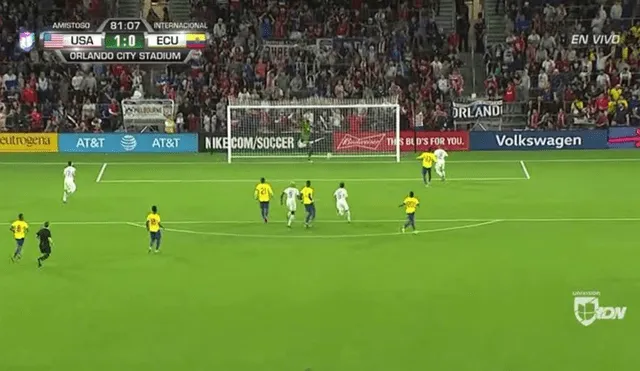 Ecuador vs Estados Unidos: Gyasi Zardes pone el 1-0 con un toque de suerte [VIDEO]