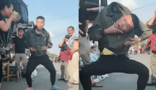 YouTube viral: mira la épica reacción de una mujer al ver que bailarín "sin cabeza" 