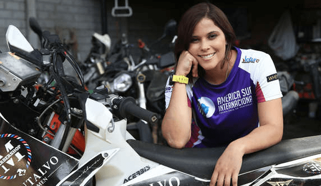 Gianna Velarde, la peruana que superó al cáncer y hará historia en motos
