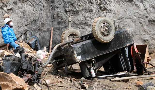 Días antes la Policía intervino seis camiones con minerales. Foto: FEMA