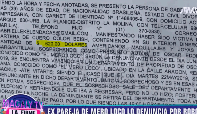 El Mero loco es denunciado por robar dinero y joyas a novia brasilera [VIDEO]