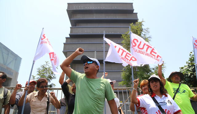 Sutep no descarta huelga si el Minedu no lo atiende en negociación colectiva