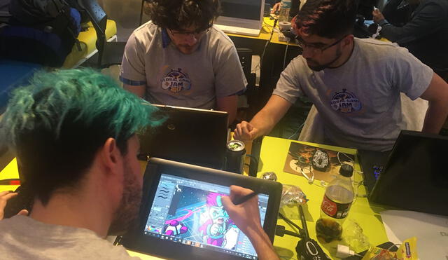 Los equipos solo disponen de 72 horas para crear un nuevo juego. Foto: Global Game Jam Colombia / Facebook