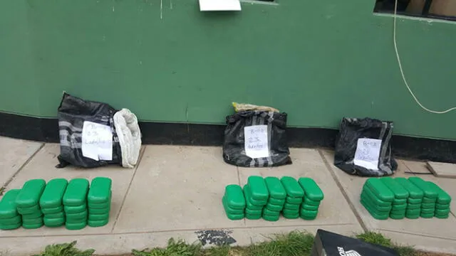 Capturan a tres sujetos intentando trasladar 70 kilos de cocaína en Moquegua