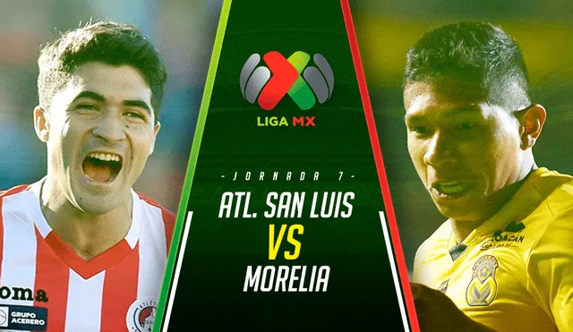 Monarcas Morelia visita a su similar de Atlético San Luis HOY EN VIVO ONLINE por la fecha 7 del torneo Apertura de la Liga MX.