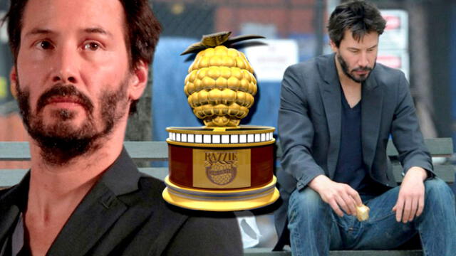 Keanu Reeves nominado a peor actor 2019. Créditos: Composición