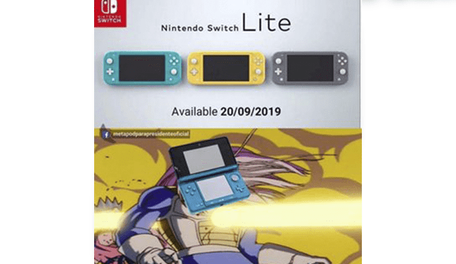 Usuarios comparten divertidos memes con otros periféricos por el anuncio de Nintendo Switch Lite.