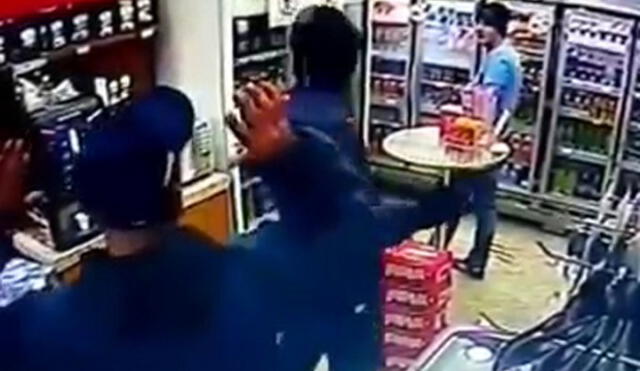 YouTube: ladrones intentan asaltar una tienda, pero se llevan terrible sorpresa