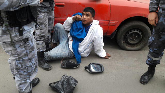 Comas: serenos arrestaron a ladrón de autopartes tras intensa persecución