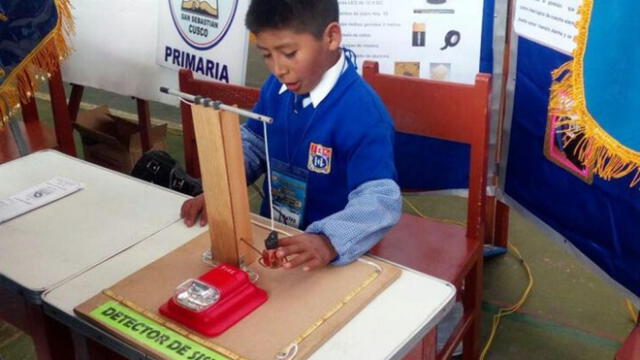 Escolar de 9 años diseñó su propio "detector de sismos" en Cusco