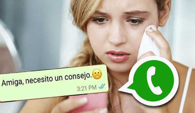 WhatsApp: le escribe a su amiga para que la consuele, pero ella le recuerda su 'oscuro' pasado