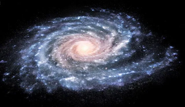 Representación de la Vía Láctea. Foto: ESA