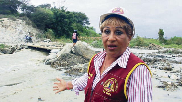 Alcaldesa de Chimbote pide no bajar la guardia porque la emergencia no ha terminado