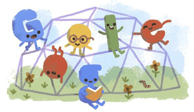 Este es el doodle que muestra Google para celebrar el Día del Niño 2019. (Foto: Google)