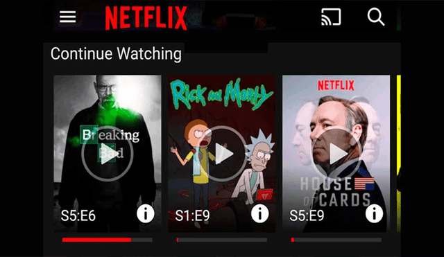 Sigue estos pasos y podrás limpiar el 'Continuar viendo' de tu cuenta de Netflix. Foto: ADSLZone.