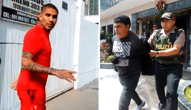 Paolo Guerrero en Comisaria: el capitán de selección peruana fue cortante con la prensa cuando visito a su hermano Coyote Rivera.