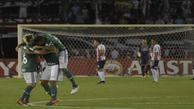 Palmeiras goleó 3 a 0 al Junior en Barranquilla por Copa Libertadores