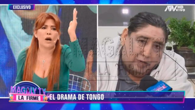 Magaly Medina y Tongo discuten en Magaly tv, la firme