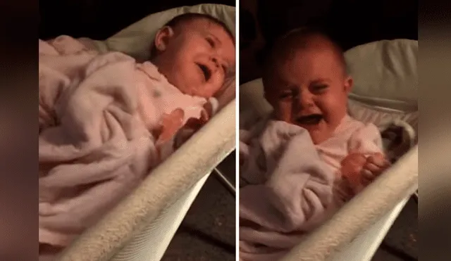 Facebook viral: Bebé llora sin parar, pero su madre la graba y berrinche desaparece [VIDEO] 