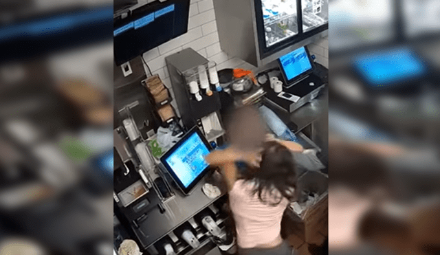 YouTube: no le dieron ketchup en McDonald’s y golpeó brutalmente a trabajadora [VIDEO]