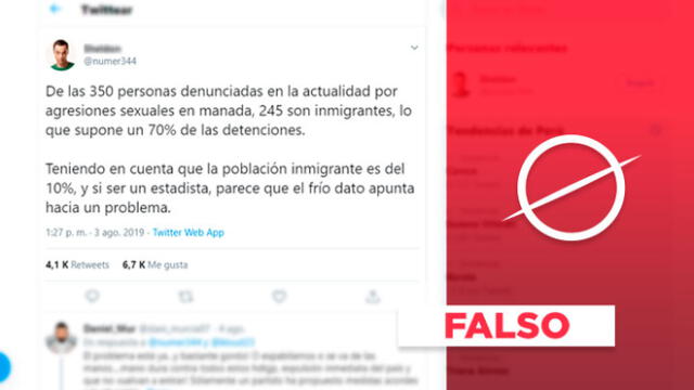Viral sobre las manadas en España es falso.