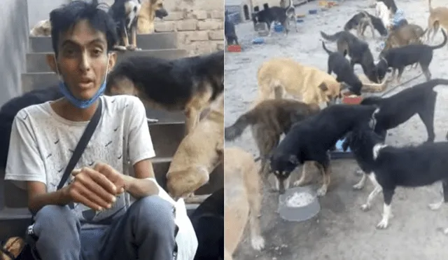 Joven se muestra afectado por la situación en la que se encuentra.