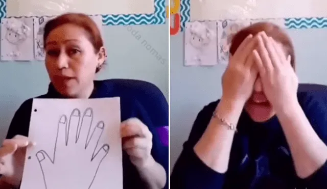 A través de YouTube se hizo viral el terrible blooper de una profesora al dar sus clases virtuales.