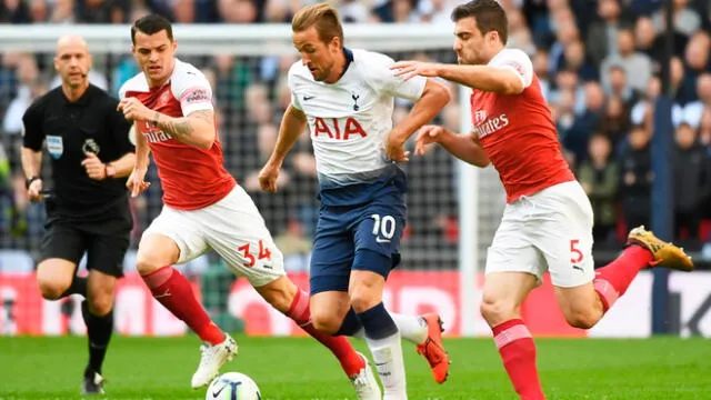 Tottenham igualó 1-1 ante el Arsenal en el 'Derbi del norte de Londres' [RESUMEN]
