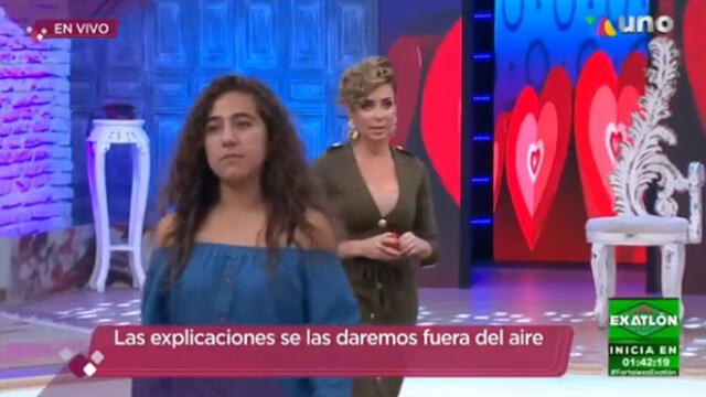 La presentadora informó que la participante incurrió en una falta penada por la producción de este show de TV Azteca.