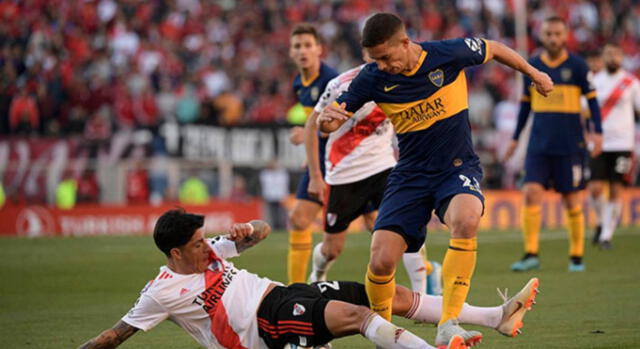 River Plate vs Boca Juniors  juegan por la fecha 4 de la Copa Diego Maradona. Foto: EFE