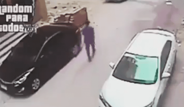 Facebook viral: ratero intenta apoderare de lujoso auto, pero termina con brutal accidente [VIDEO]