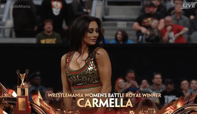 Wrestlemania 35: Carmella es la ganadora de la Batalla Real Femenina [VIDEO]