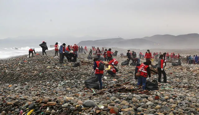 Callao: Recogen más de cuatro toneladas de basura en playa Márquez