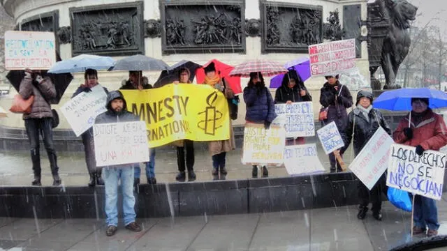 París: peruanos recolectan firmas para exigir anulación de indulto 