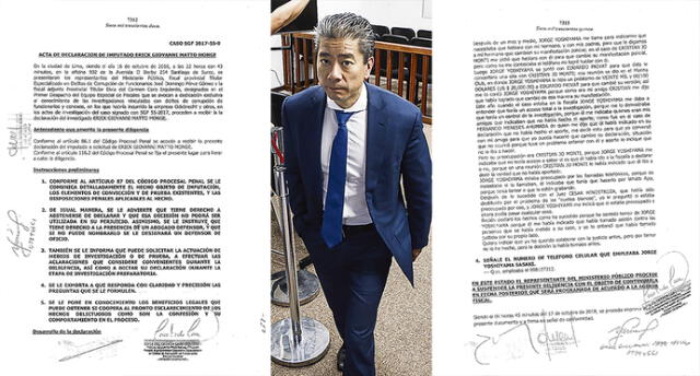 Dos testigos acusan a Jorge Yoshiyama de amenazarlos