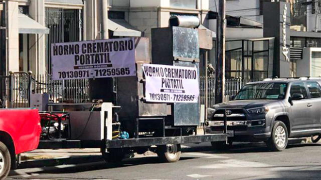 Cremaciones en Bolivia también pueden darse al paso. Un grupo de empresarios mineros incursionó en este negocio. (Foto: Infobae)