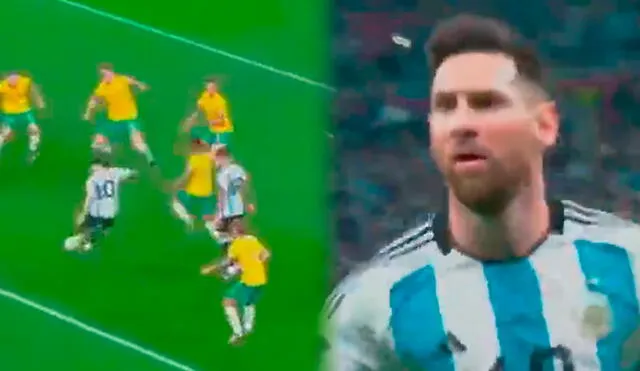 Lionel Messi abrió el marcador para la Albiceleste. Foto: composición LR/DSports