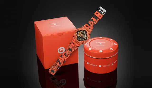 La edición especial del G-SHOCK de Casio. llega en una caja y estuche especial. Foto: Casio