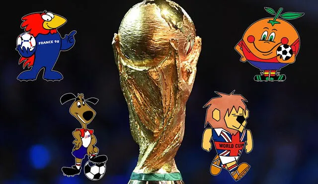 Las mascota son uno de los elementos que hacen único a cada Mundial. Foto: composición FIFA/GLR
