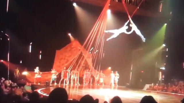Cirque du Soleil: acróbata muere al caer de más de 4 metros en pleno show