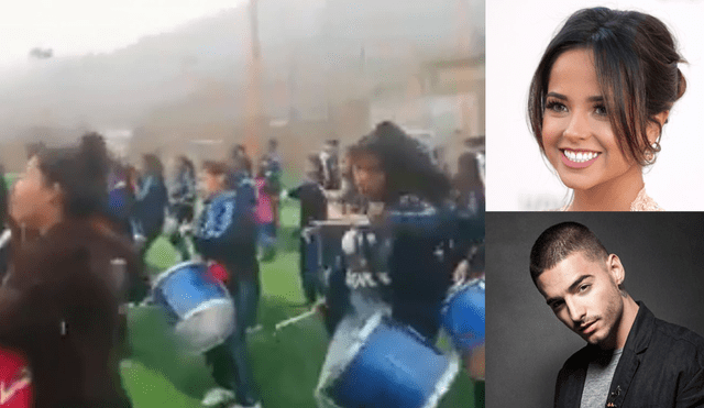 Facebook: Banda escolar toca temas de Maluma y Becky G [VIDEO]