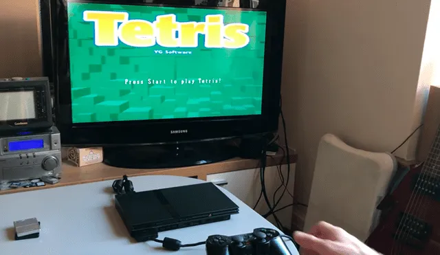 A través de un emulador de SNES grabado en un DVD puede jugar Tetris en PS2. Foto: CTurt.
