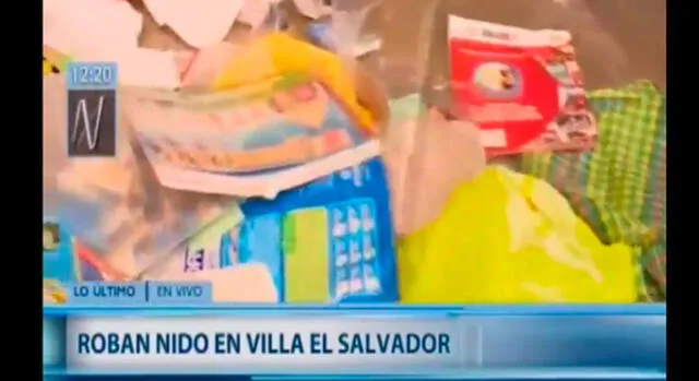 Villa El Salvador: hampones roban 'nido' y se llevan más de S/ 2.000