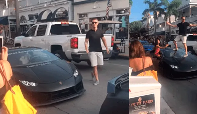 YouTube: Quiso presumir su lujoso auto Lamborghini pero no salió como esperaba [VIDEO]  