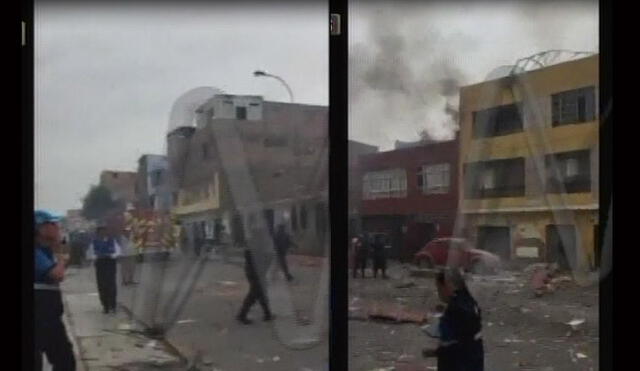Fuerte explosión en taller pirotécnico generó alarma en San Martín de Porres [VIDEO]